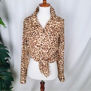 Guess Leopard Print Blouse
